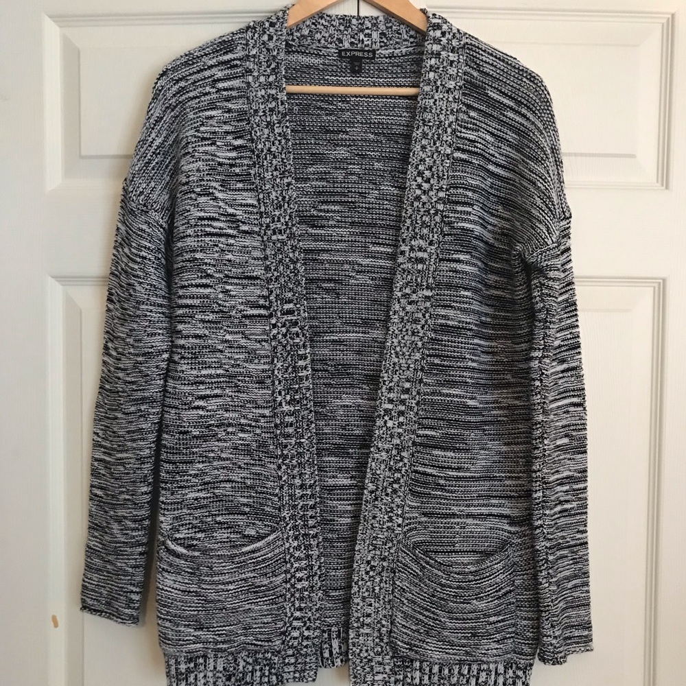 Express knit/sweater open cardigan